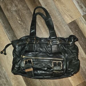 Michael Kors Black Leather Handbag